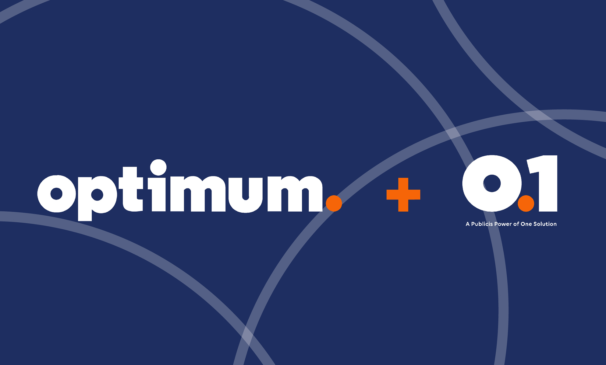 optimum x O1 logos with dark blue background