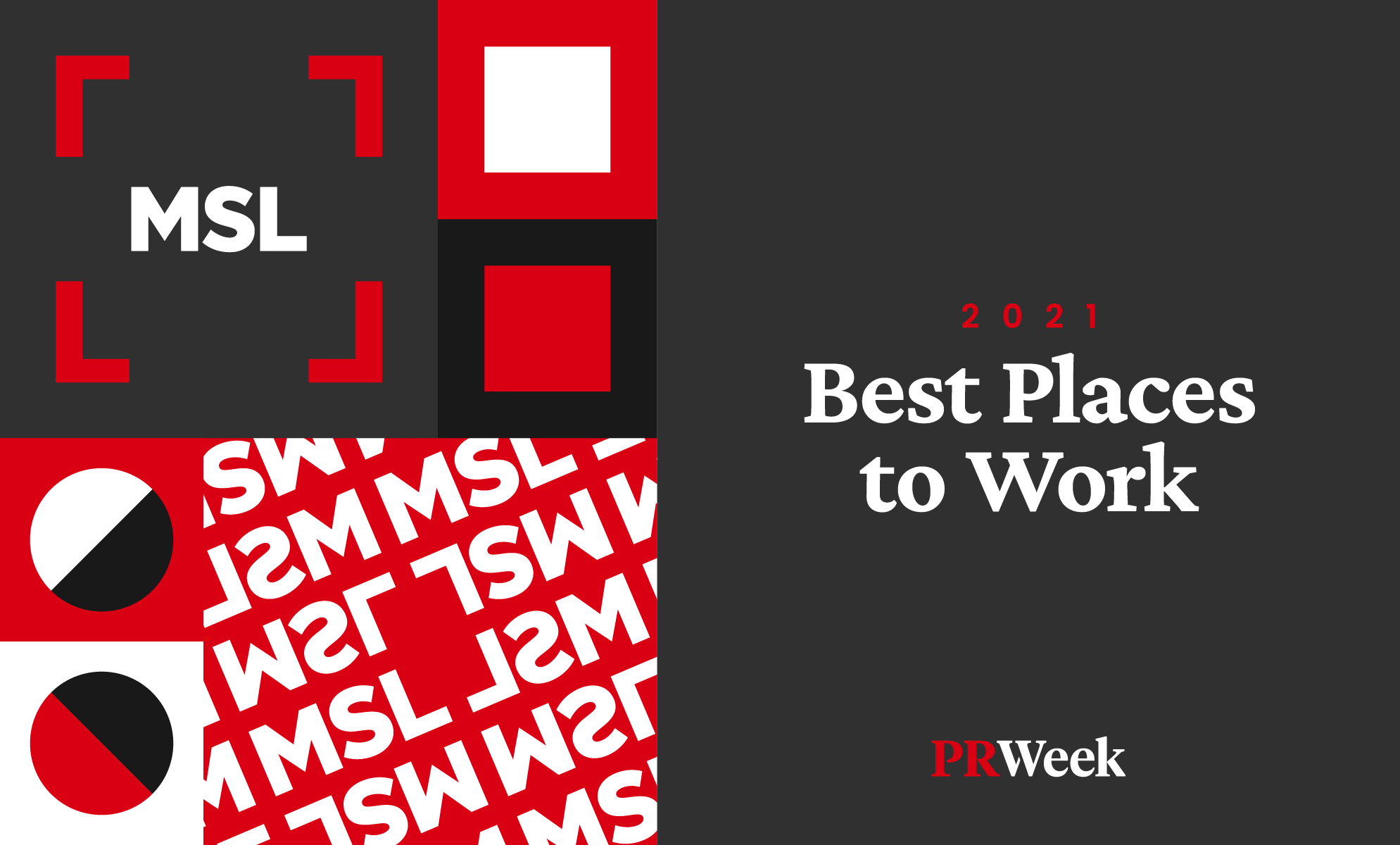 2021 Best Places to Work graphic - PRWeek