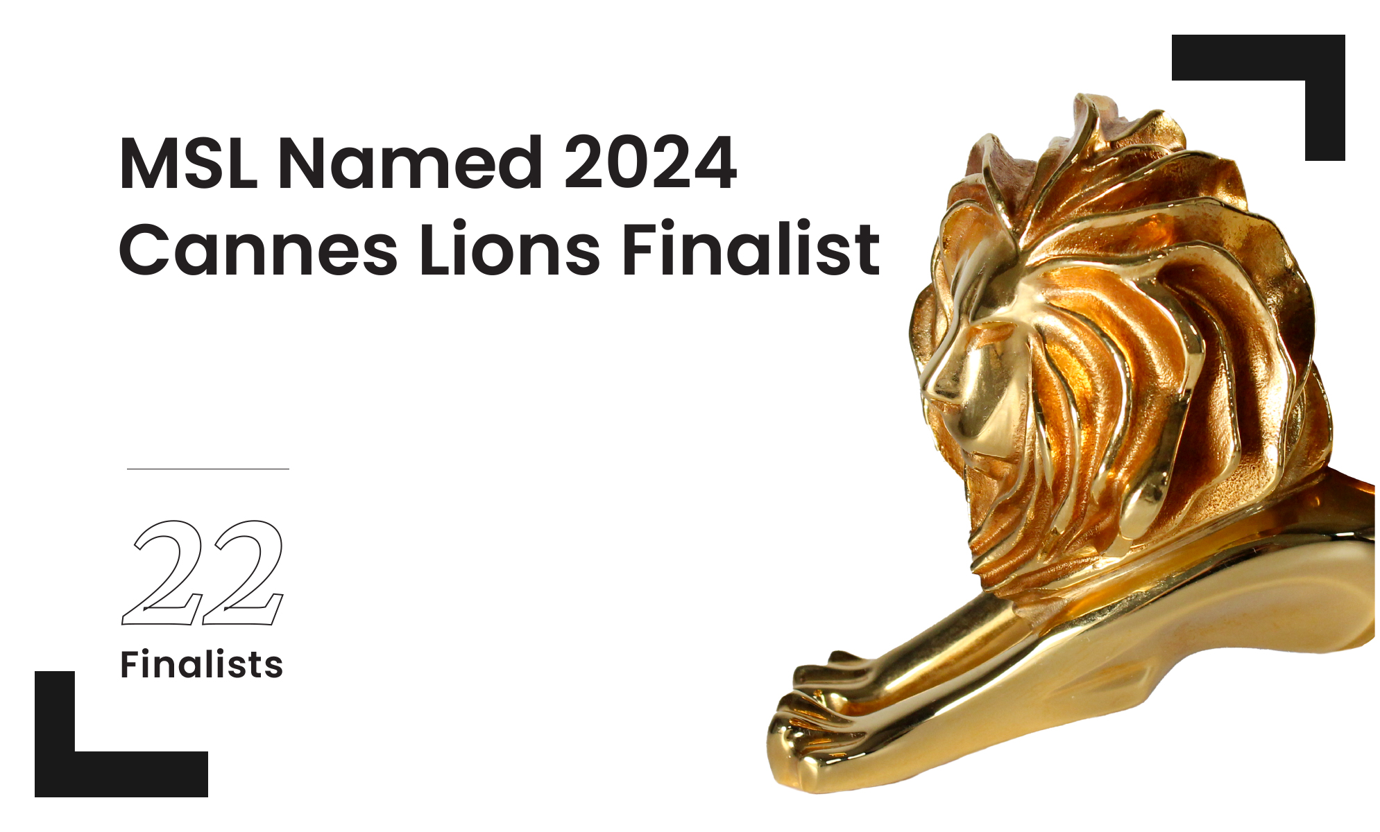 MSL Named 2024 Cannes Lions Finalist