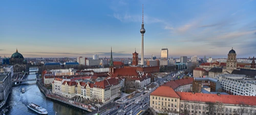 Berlin skyline, representing MSL's market presence in Berlin.