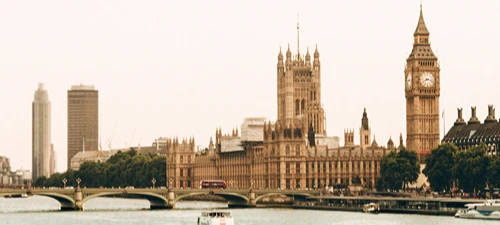 London skyline, representing MSL's market presence in the United Kingdom.