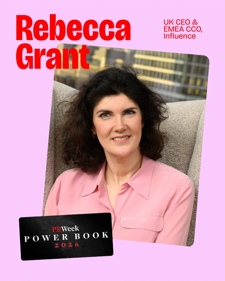 Rebecca Grant named to the 2026 PRWeek U.K. Power Book
