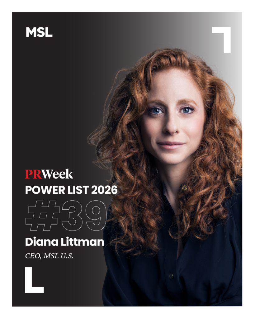 Diana Littman, CEO of MSL U.S., on the 2026 PRWeek U.S. Power List